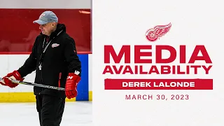 Derek Lalonde Morning Skate Updates | March 30, 2023