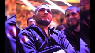 Khabib Nurmagomedov reaction to being inducted into UFC Hall of Fame LIVE @ UFC 272 + crowd reaction