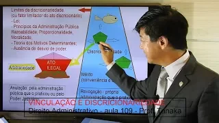 Atos Administrativos - Vinculação e Discricionariedade - aula 109 - Direito Administrativo