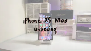 Gold Apple iPhone XS Max on iOS 15 Unboxing in 2021