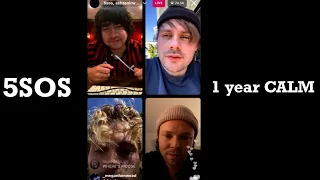 5SOS INSTAGRAM LIVE 3/26/21 1 YEAR ANNIVERSARY OF CALM