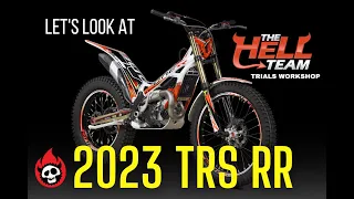 Let's look at the 2023 TRS RR Trials bike.