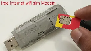 HOW TO GET OLD USB MODEM FREE INTERNET WiFi ANYWHERE LIFETIME