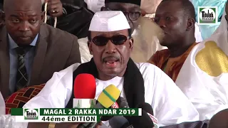 Discours S Mame Mor Mbacke Cérémonie Officielle Magal 2 Rakka Ndar 44éme Edition 2019