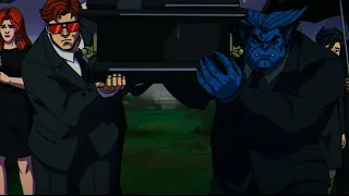 Gambits Funeral Scene with Nightcrawler Giving the Eulogy X Men 97' Episode 7