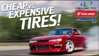 Drifting CHEAP vs EXPENSIVE Tires!