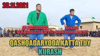 ZOHID SURXONDARYO VA G'ANISHER QASHQADARYO 1 - TOVOQ 23.11.2021