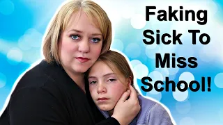 Faking Sick To Miss School! | Big Channel News!