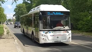 Автобус ЛиАЗ-5292.67 (CNG) № Н 320 УА 62 №1229 маршрутом №13 "ТЦ Круиз - пос. Божатково"
