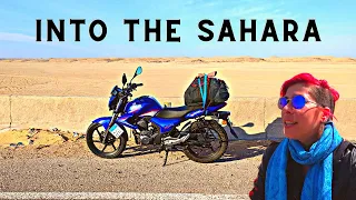 Ep. #2 Escaping POLICE In The Sahara Desert | EGYPT on Motorbike | الشرطه بتجري ورايا في الصحرا