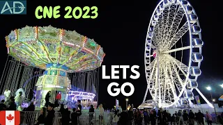 Exciting Toronto CNE 2023 Night Highlights | CNE Opening Day Complete Walking Tour