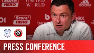 Paul Heckingbottom | Cardiff City v Sheffield United | Pre-match press conference