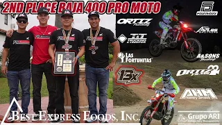 Baja 400 2nd Place Pro Moto 13x Best Express Foods