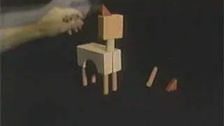 Classic Sesame Street animation - Kitty blocks