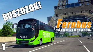 Fernbus Simulator LIVE #1 - Buszozok!