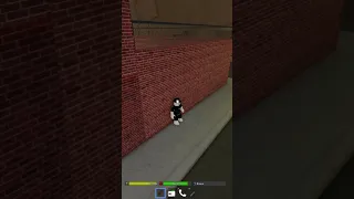 How To "Walk Through Walls" in da hood - #ROBLOX #SHORTS