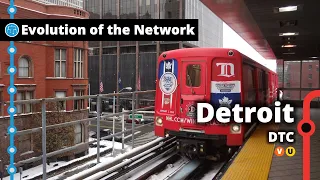 Detroit's Commuter Rail & Downtown Circulator Network Evolution