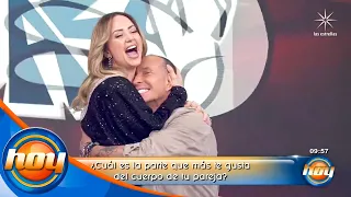 Andrea Legarreta revela cuál es la parte que más le gusta del cuerpo de Erik Rubín | El Manotazo