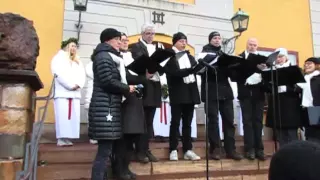 Final song for the crowning of Falun's Lucia 2015