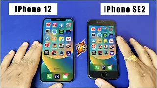 iPhone 12 Vs iPhone SE2020- Speed test Comparison EXTREME 21 Apps & Games Tested | Shocking Results🔥