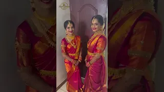 South Indian brides with silksaree blouse design #music #song #love #tamil #tamilsong
