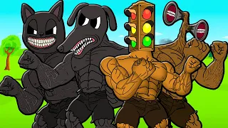 ALL SERIES STORY OF MUSCLE TREVOR HENDERSON MONSTERS! Cartoon Animation