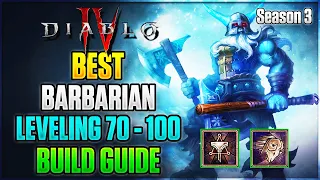 Season 3 Best Leveling to Endgame Barbarian Build Guide | Diablo 4