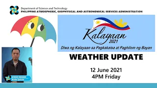 Public Weather Forecast Issued at 4:00 PM June 12, 2021