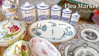 Shop with me! Huge Garage Sale & Flea market in France | Antiques & Vintage / Thrifting / HAUL