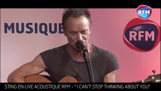 Live acoustique Sting chez RFM / I Can't stop thinking about you