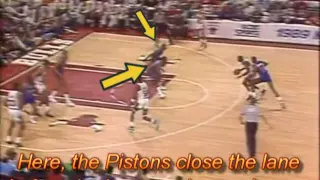 Michael Jordan vs. Piston's Defense (aka: "Jordan Rules")