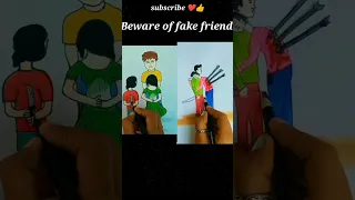 Beware of fake friends #shorts #youtubeshorts #animation #drawing #cartoon #viralvideo #art #artist