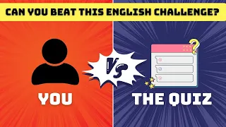 You vs. The Quiz:  Can You Beat This English Challenge? | Daily English Quiz Challenge #1