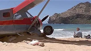 Pilot and his Female Passenger Crash on a Desert Island, Forced to Pair Up Despite Hating Each Other