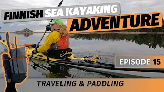 Sea kayaking in FINLAND - beautiful archipelago adventure! (PART 2) [Traveling & Paddling #15]