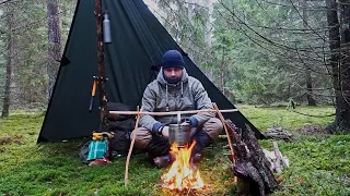 Spędzam 2 dni w dużym lesie - dzień pierwszy ten lepszy...CZ 1/2