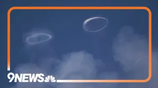 Mount Etna emits smoke rings in Italy sky