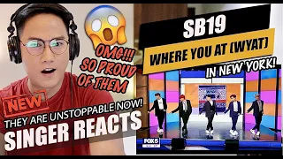 SB19 "WYAT" on FOX 5 New York | SINGER REACTION