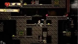 Spelunky XBLA (1080i HD) Mini-Guide #9-ALT: Surviving the Temple (from Tunnel Man's shortcut)