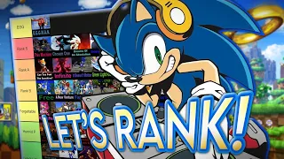 I'M ON SUMMER BREAK! LET'S RANK SOME SONIC THE HEDEGHOG SONGS & AMVS!