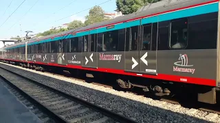 Bakırköy Yht peronundan Marmaray trenleri