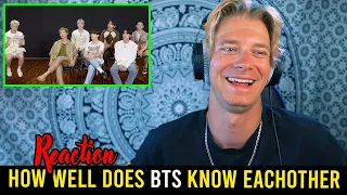 How Well Does BTS Know Each Other? | BTS Game Show | Vanity Fair (REACTION)