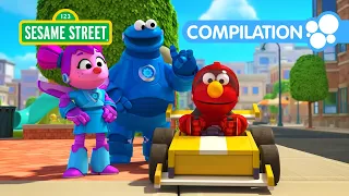 Mecha Elmo Drives a Go-Kart and MORE! | Sesame Street Episodes