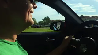 5.0 Mustang GT California Special 6 speed burn out on Father’s Day