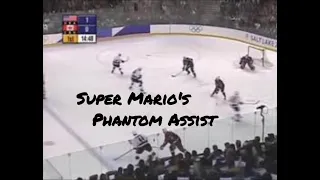 Revisiting the 2002 Olympic Gold Medal Game and Mario Lemieux's magical "non-pass"