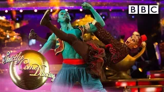 Dev and Dianne dance Street Commercial to 'Friend Like Me' | Movie Week - BBC Strictly 2019