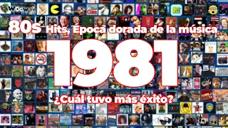 80s Grandes Hits musicales de 1981 según Billboard, Éxitos Musicales