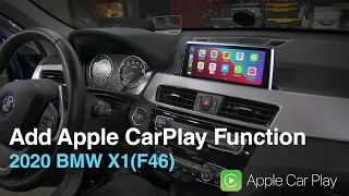 2020 BMW X1 Add "Apple Carplay" by 인디웍 indiwork