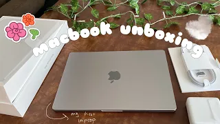2023 MacBook Pro 14 inch M2 Apple chip space gray unboxing | unboxing my first laptop