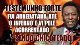 TESTEMUNHO VI PELÉ SENDO CHICOTEADO NO INFERNO #testemunho #arrebatamento #oração#noticias #